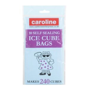 10 Self Sealing Ice Cube Bags For Freezer