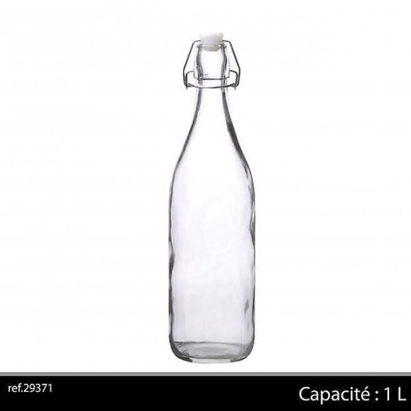 1000ml Vintage Preserving Glass Bottle with Clip Top Lid
