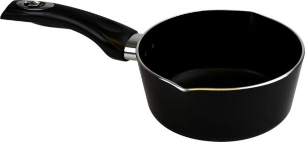 16cm Non Stick Milk Pan with Pouring Lip Induction Base 1.2lt