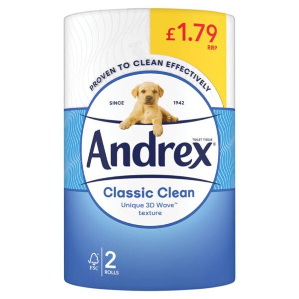 Andrex Classic Clean Toilet Tissue 2