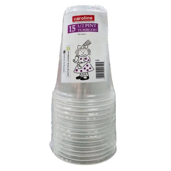 Caroline Half Pint Tumblers 15 Pack