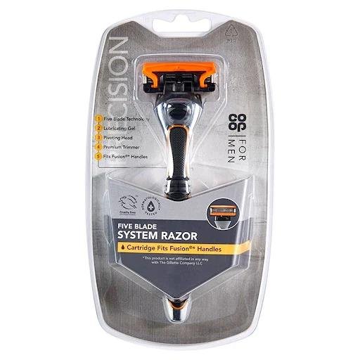 Co-op Precision Five Blade System Razor - Cartridge Fits Fusion Handles