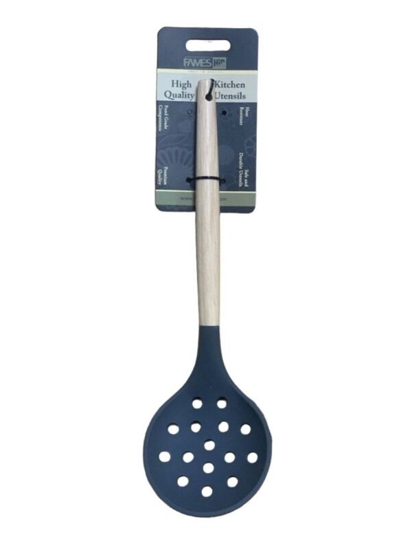 Fames Silicone Spoon with Wooden Handle