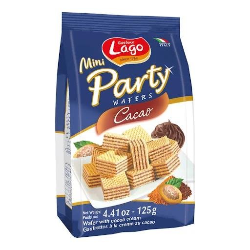 Gastone Lago Elledi Mini Party Wafers Cacao Flavor 125 G.