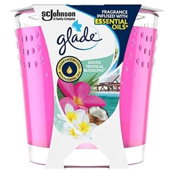 Glade Candle Tropical Blossoms Air Freshener 129g