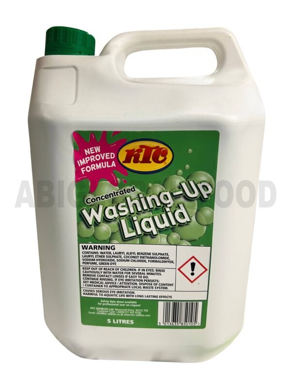 KTC Concentrated Washing-Up Liquid 5Ltr