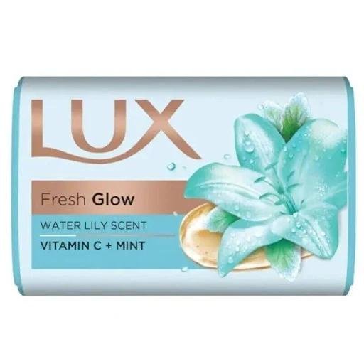 Lux Fresh Glow - Water Lily Scent Vitamin C + Mint Soap Bar, 128G