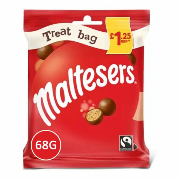 Maltesers Treat Bag 68g- Chocolate & Honeycomb Bites