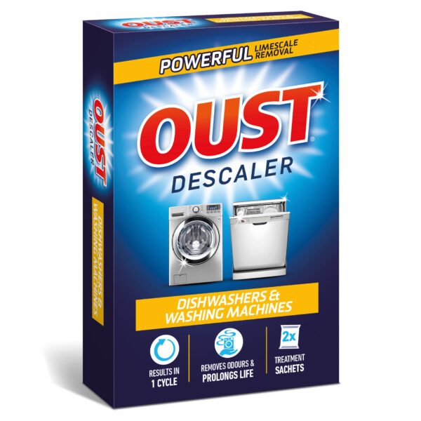 Oust Descaler Dishwasher & Washing Machine 2 Sachets
