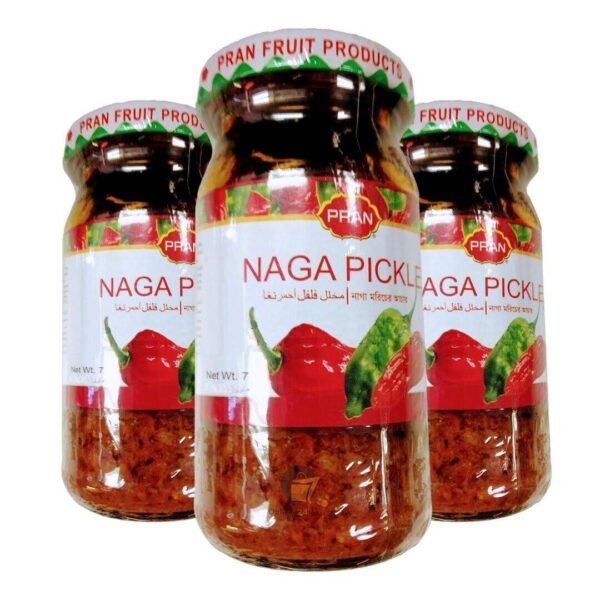 Pran 3x Naga Pickle 200g Extra Hot Naga Chilli Pepper Hot Hot
