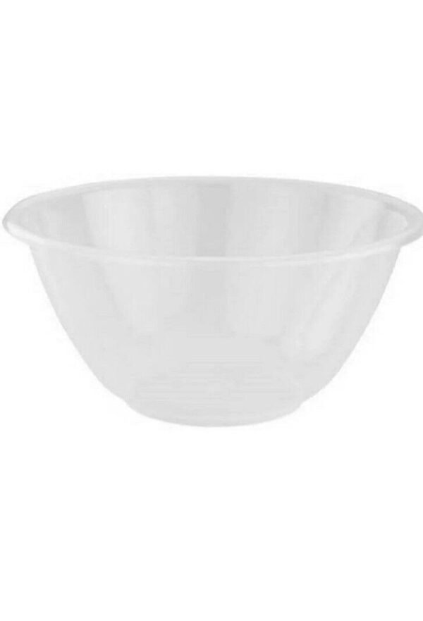 Set of 3 Plastic Mixing Bowls (15cm) 800ml Kitchen Baking Salad Bowl Set of 3