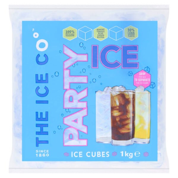 The Ice Co Party Ice Cubes (1kg)