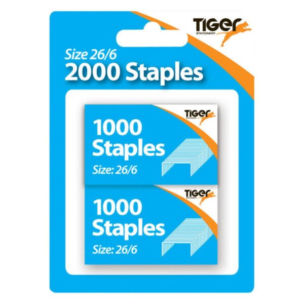 Tiger Staples 26-6 ? Pack of 2000