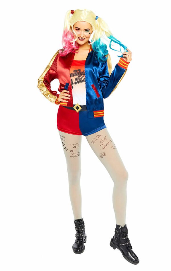 Womens Harley Quinn Suicide Squad Costume, 2X-Large